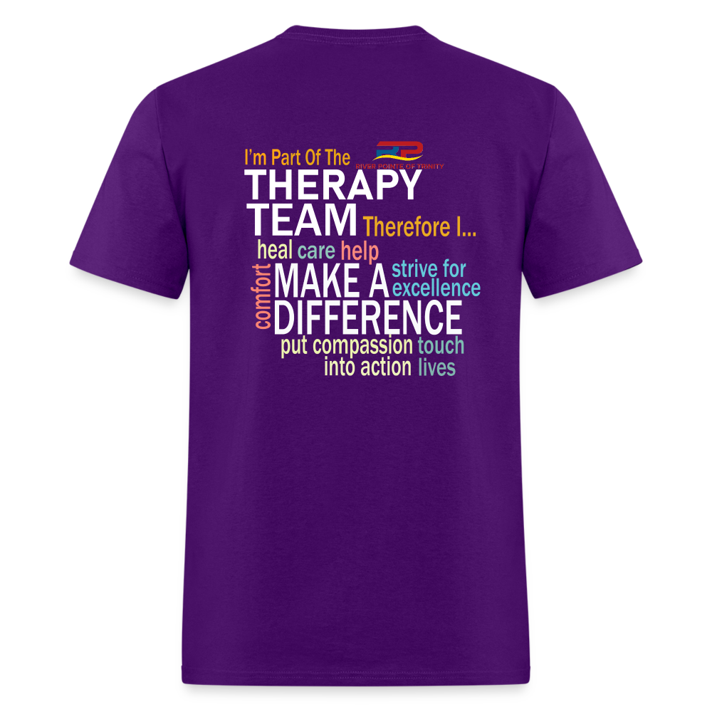 I'm Part of the Therapy Team - Gildan Ultra Cotton Adult T-Shirt - purple