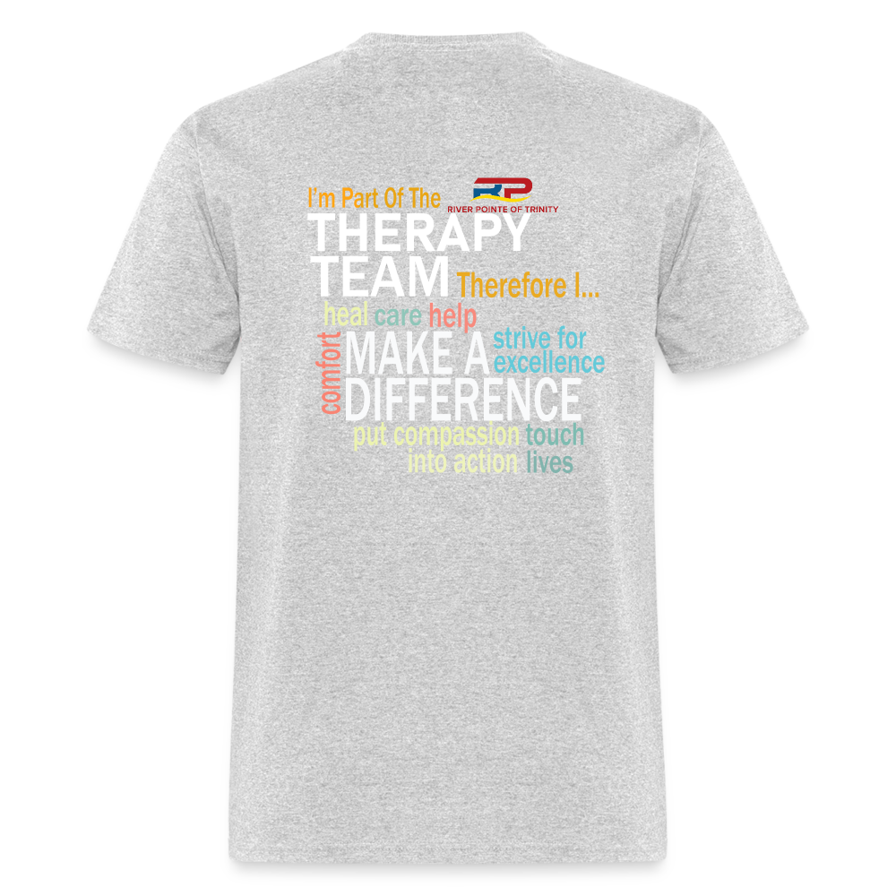 I'm Part of the Therapy Team - Gildan Ultra Cotton Adult T-Shirt - heather gray
