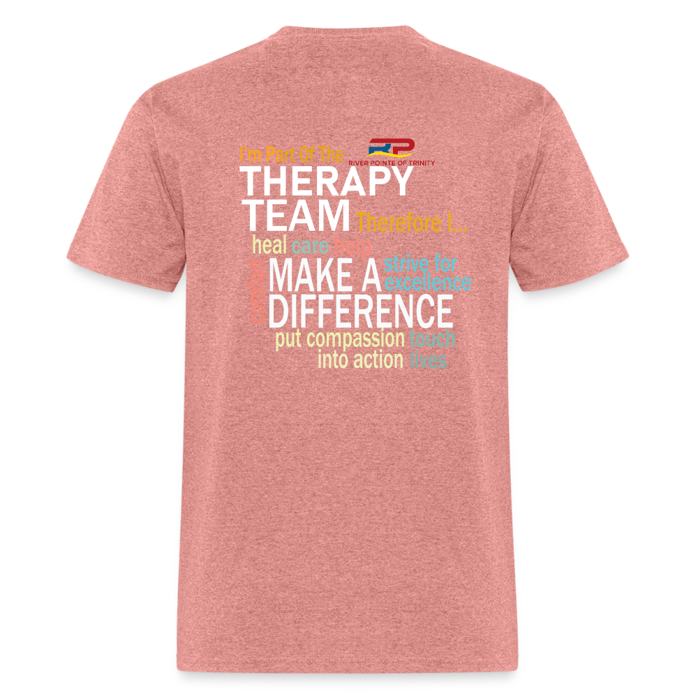 I'm Part of the Therapy Team - Gildan Ultra Cotton Adult T-Shirt - heather mauve