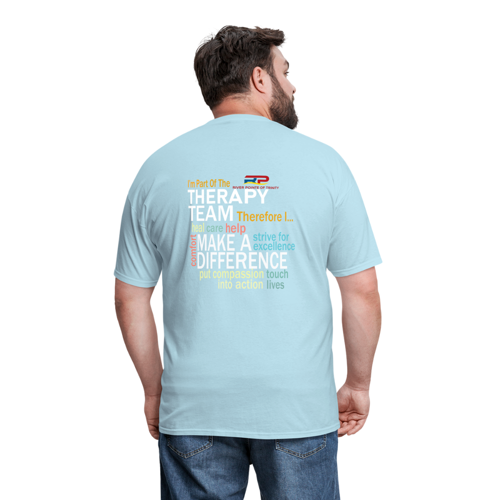 I'm Part of the Therapy Team - Gildan Ultra Cotton Adult T-Shirt - powder blue