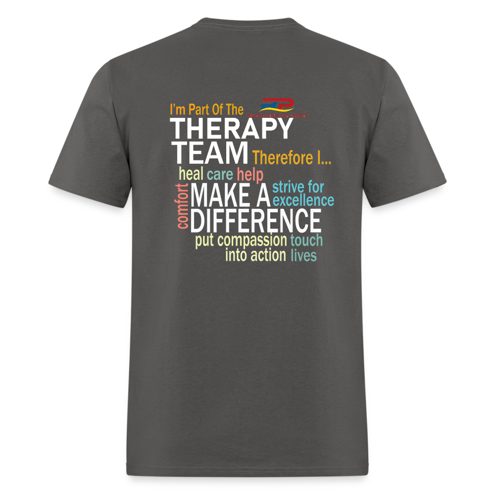 I'm Part of the Therapy Team - Gildan Ultra Cotton Adult T-Shirt - charcoal