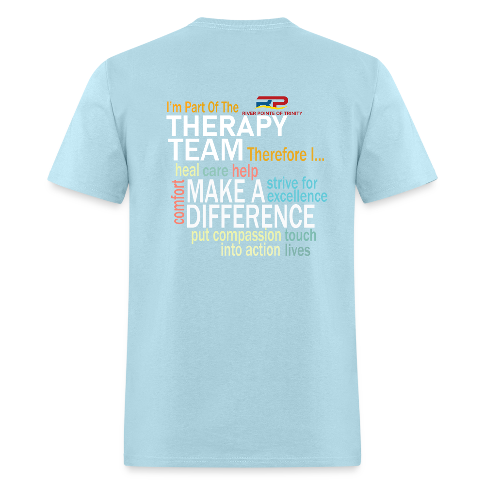 I'm Part of the Therapy Team - Gildan Ultra Cotton Adult T-Shirt - powder blue