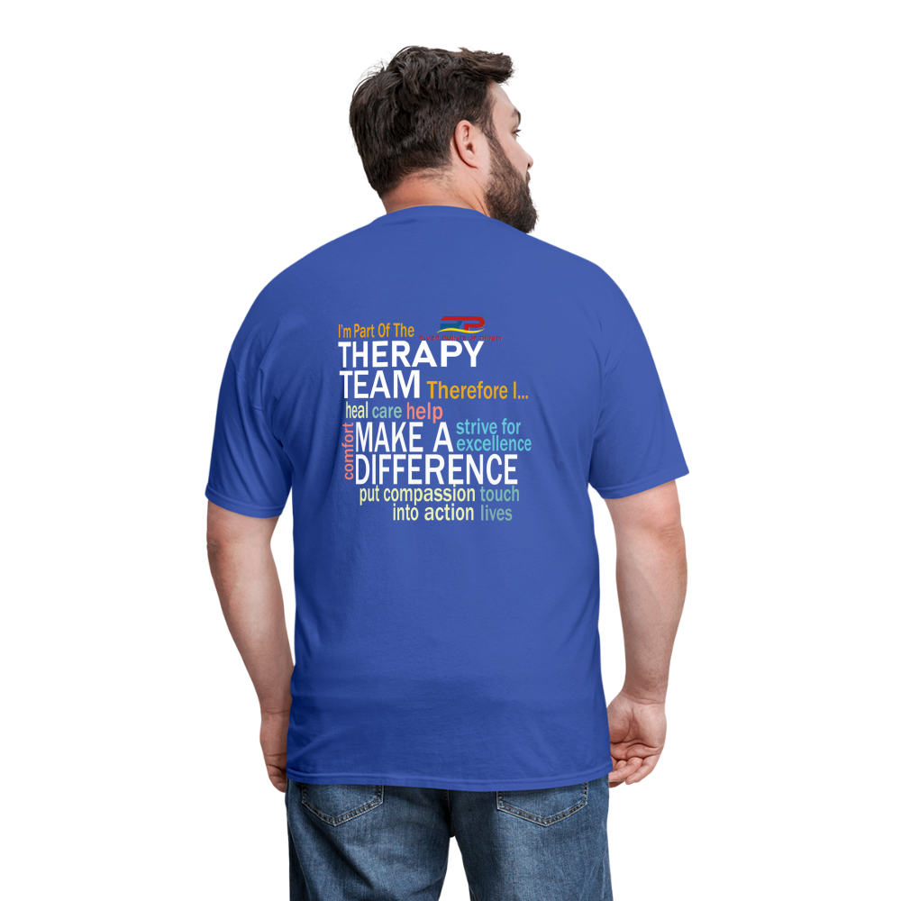 I'm Part of the Therapy Team - Gildan Ultra Cotton Adult T-Shirt - royal blue