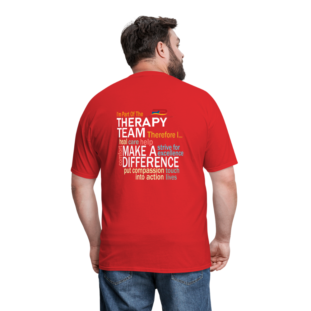 I'm Part of the Therapy Team - Gildan Ultra Cotton Adult T-Shirt - red