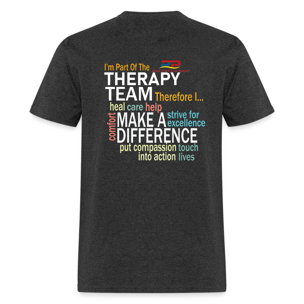 I'm Part of the Therapy Team - Gildan Ultra Cotton Adult T-Shirt - heather black
