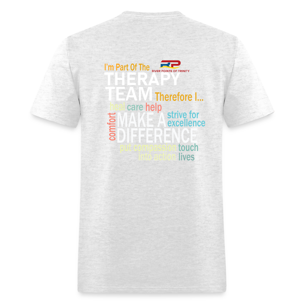 I'm Part of the Therapy Team - Gildan Ultra Cotton Adult T-Shirt - light heather gray
