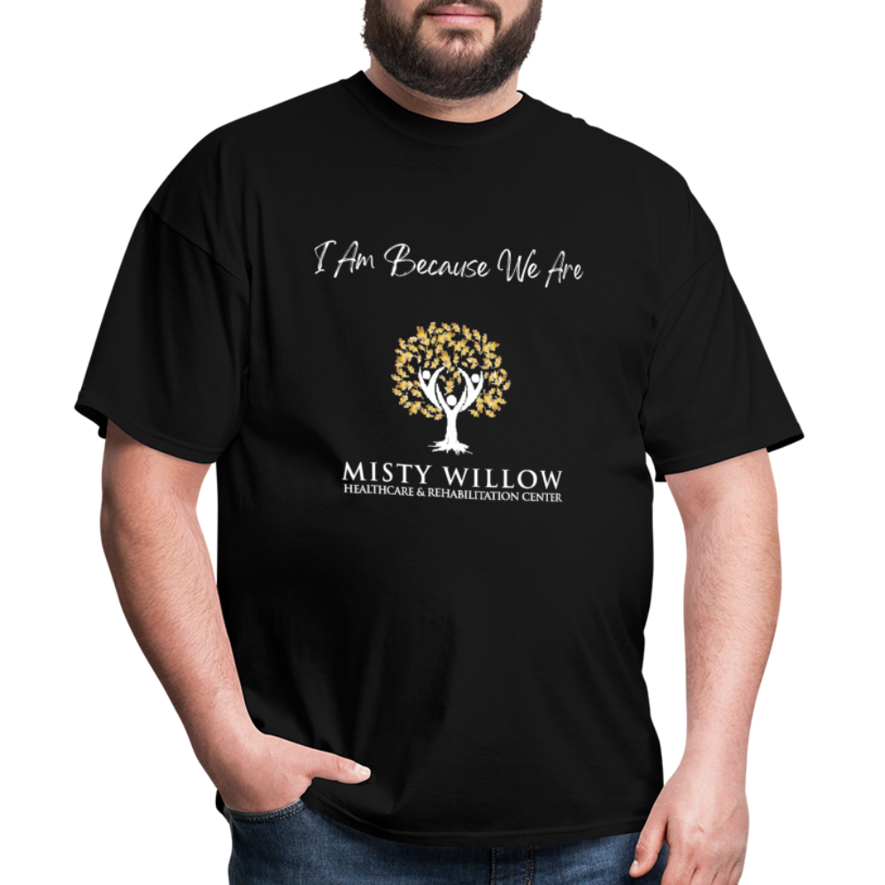 Misty Willow (White Logo) Unisex Classic T-Shirt - black