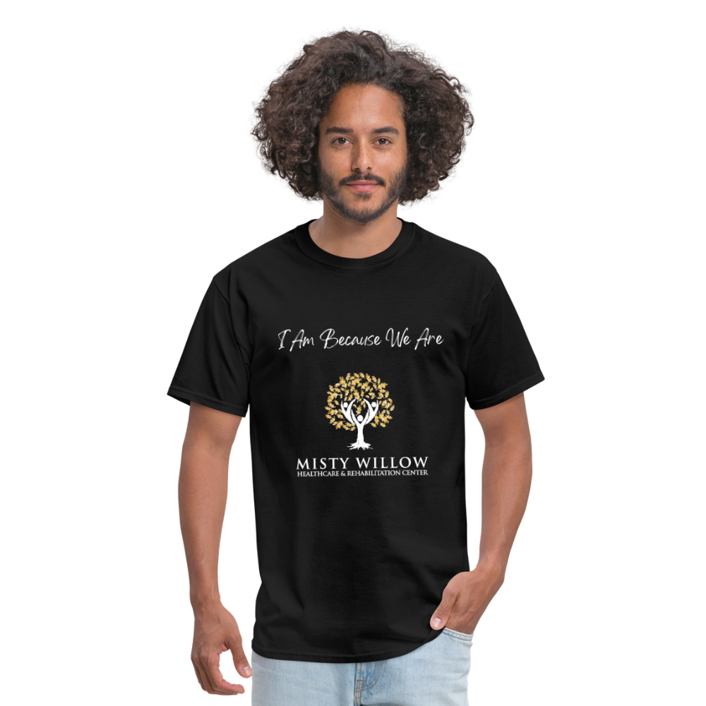 Misty Willow (White Logo) Unisex Classic T-Shirt - black