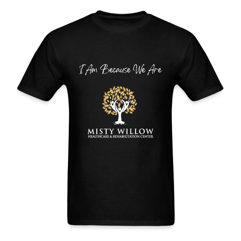 Misty Willow (White Logo) Unisex Classic T-Shirt - black