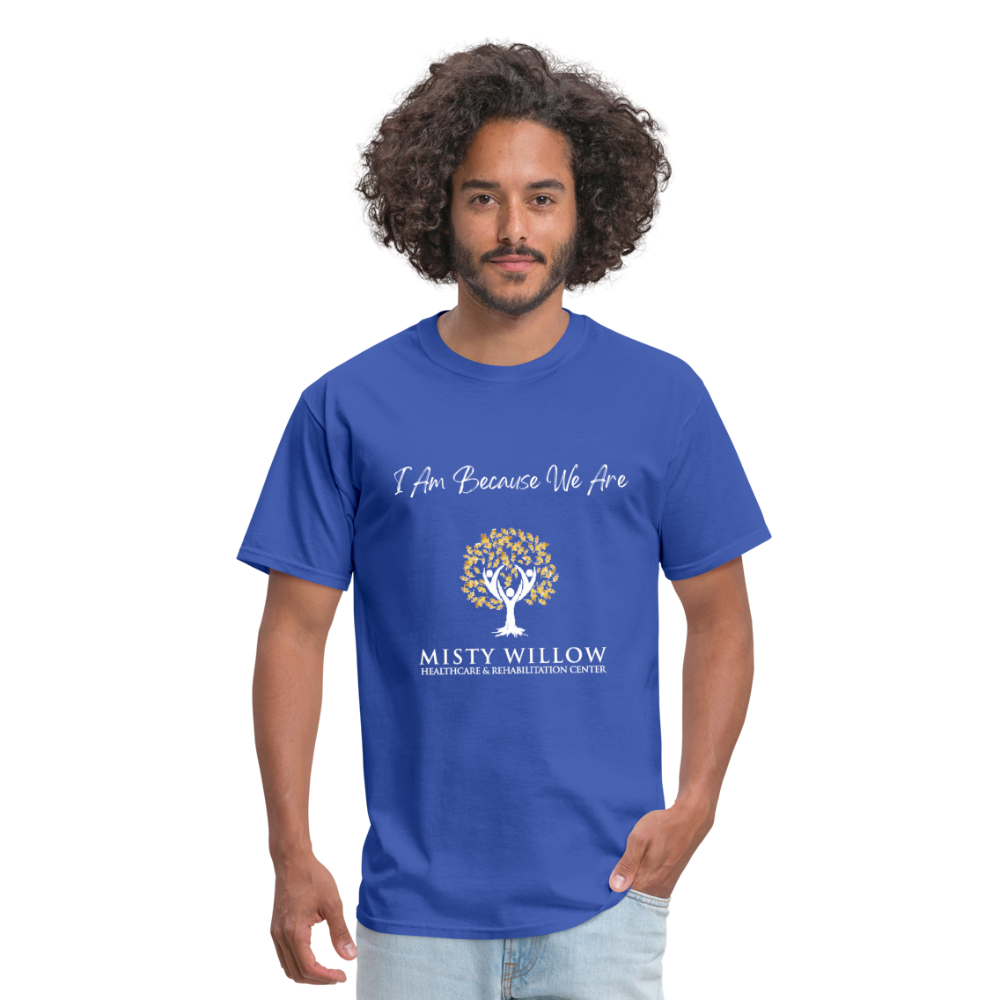 Misty Willow (White Logo) Unisex Classic T-Shirt - royal blue