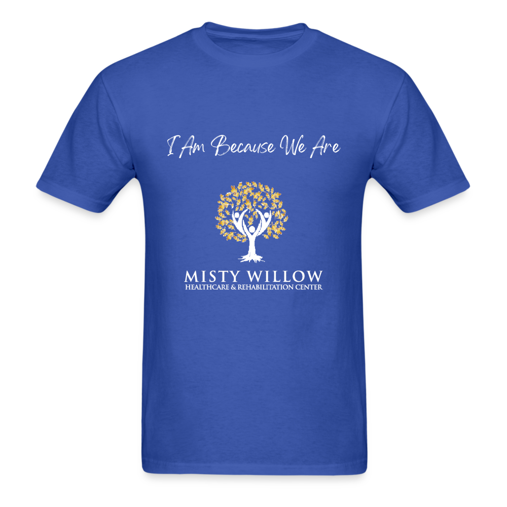 Misty Willow (White Logo) Unisex Classic T-Shirt - royal blue