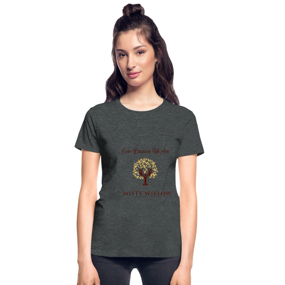 Misty Willow Gildan Ultra Cotton Ladies T-Shirt - deep heather