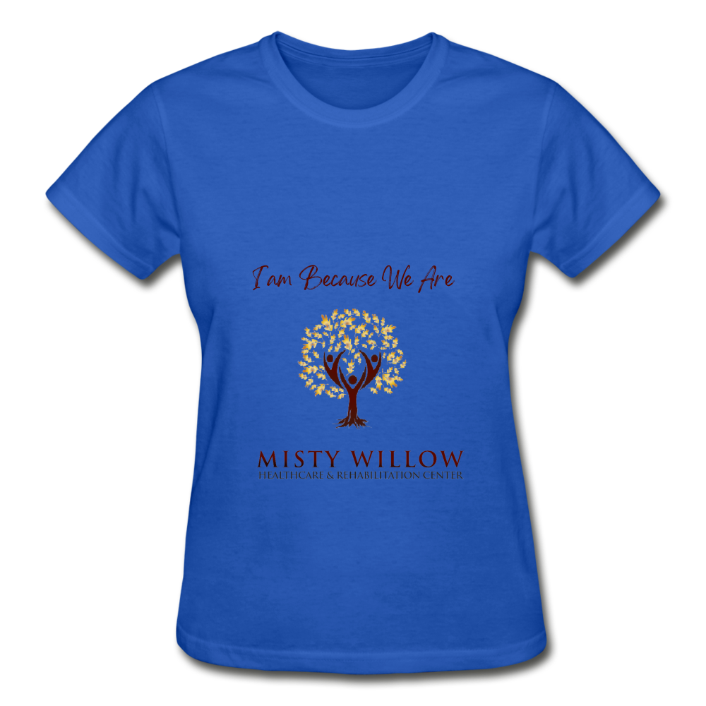 Misty Willow Gildan Ultra Cotton Ladies T-Shirt - royal blue