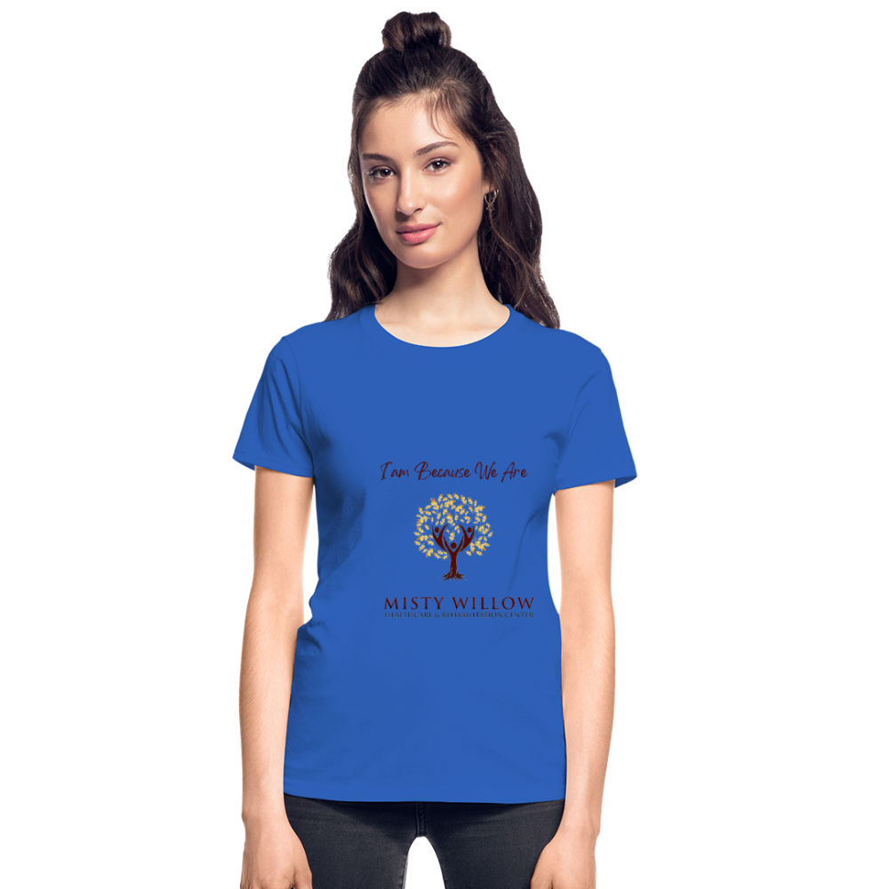 Misty Willow Gildan Ultra Cotton Ladies T-Shirt - royal blue