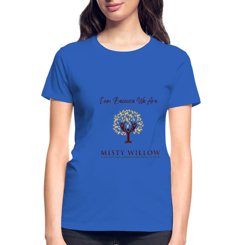 Misty Willow Gildan Ultra Cotton Ladies T-Shirt - royal blue