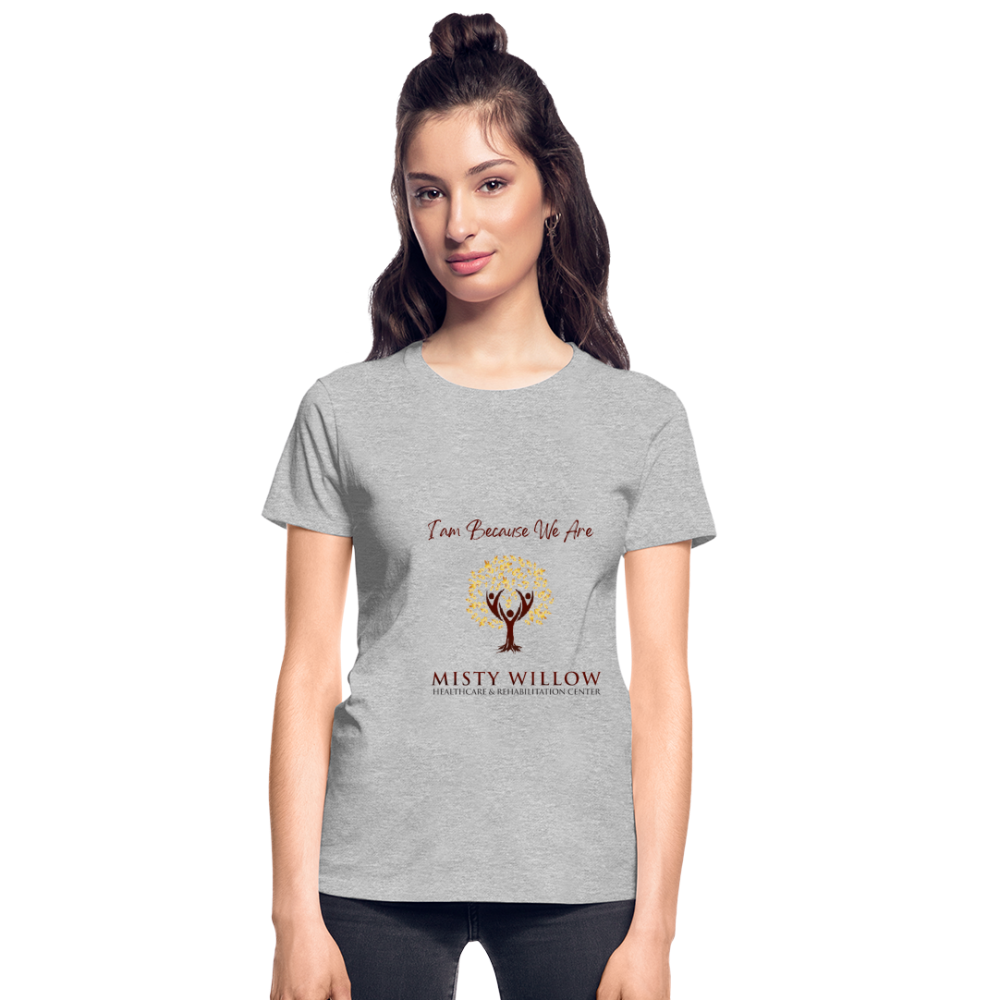 Misty Willow Gildan Ultra Cotton Ladies T-Shirt - heather gray