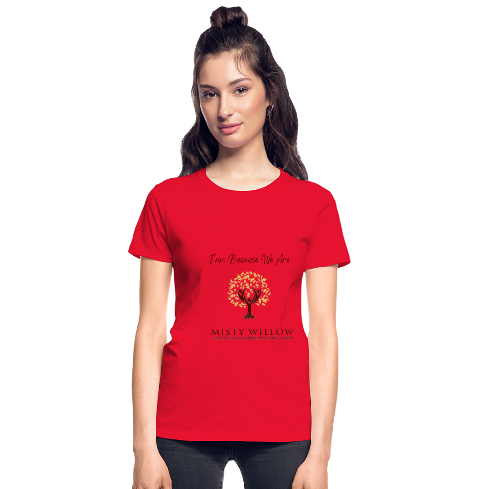 Misty Willow Gildan Ultra Cotton Ladies T-Shirt - red
