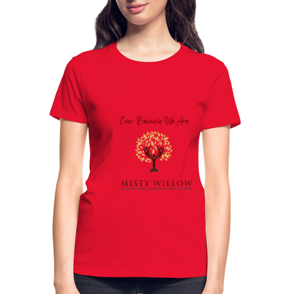 Misty Willow Gildan Ultra Cotton Ladies T-Shirt - red