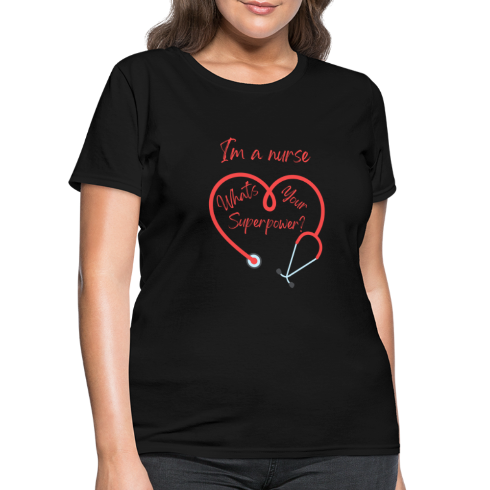 I'm a Nurse Women's T-Shirt - black