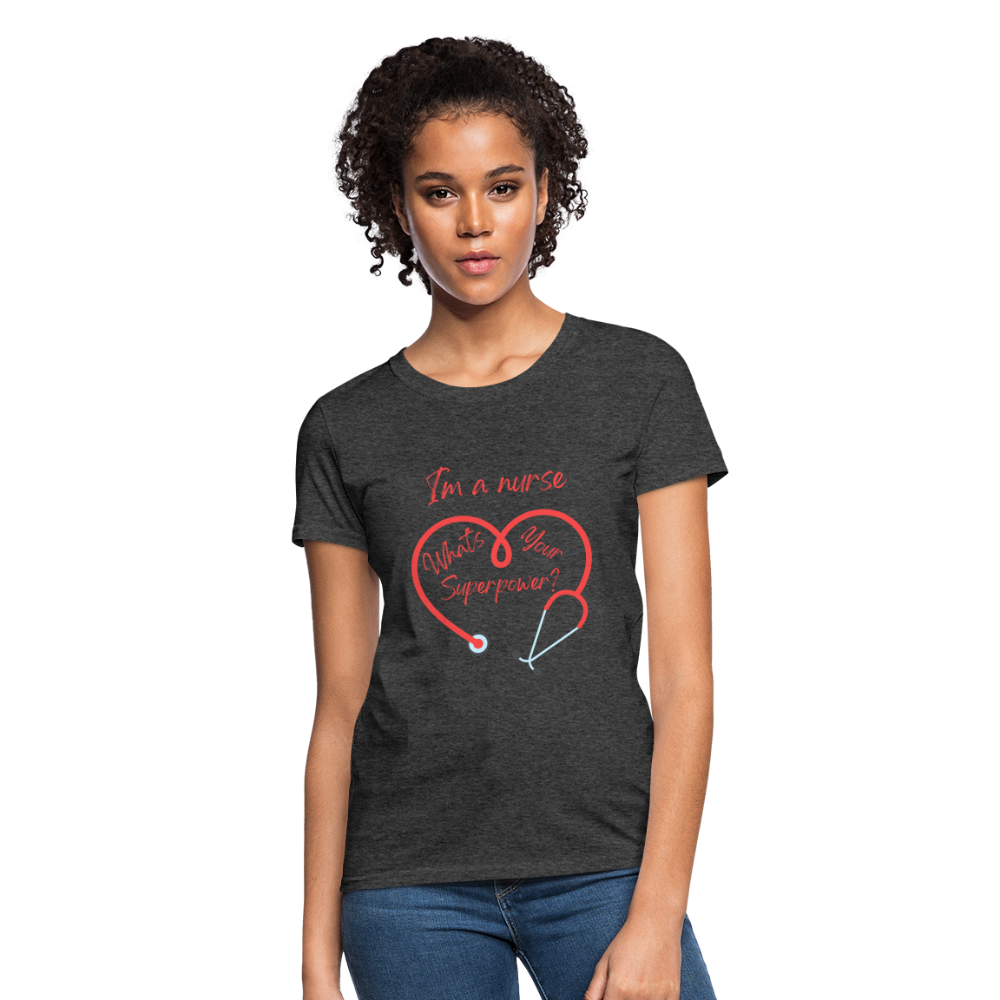 I'm a Nurse Women's T-Shirt - heather black
