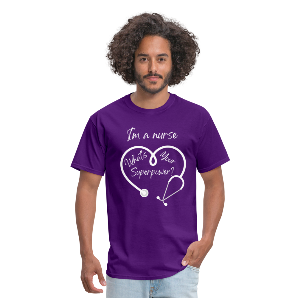 I'm a Nurse Unisex Classic T-Shirt - purple