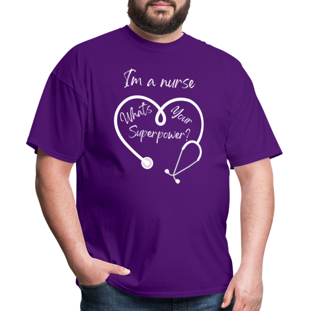 I'm a Nurse Unisex Classic T-Shirt - purple