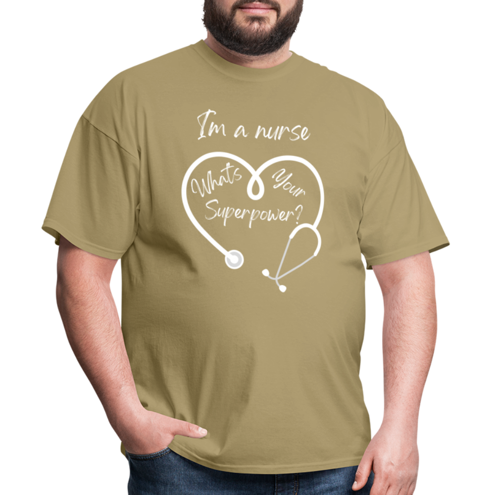 I'm a Nurse Unisex Classic T-Shirt - khaki