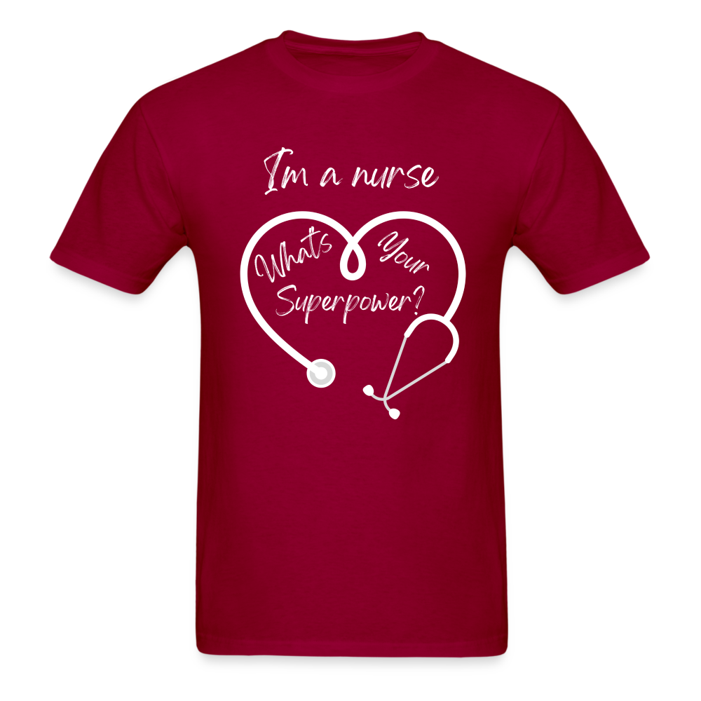 I'm a Nurse Unisex Classic T-Shirt - dark red
