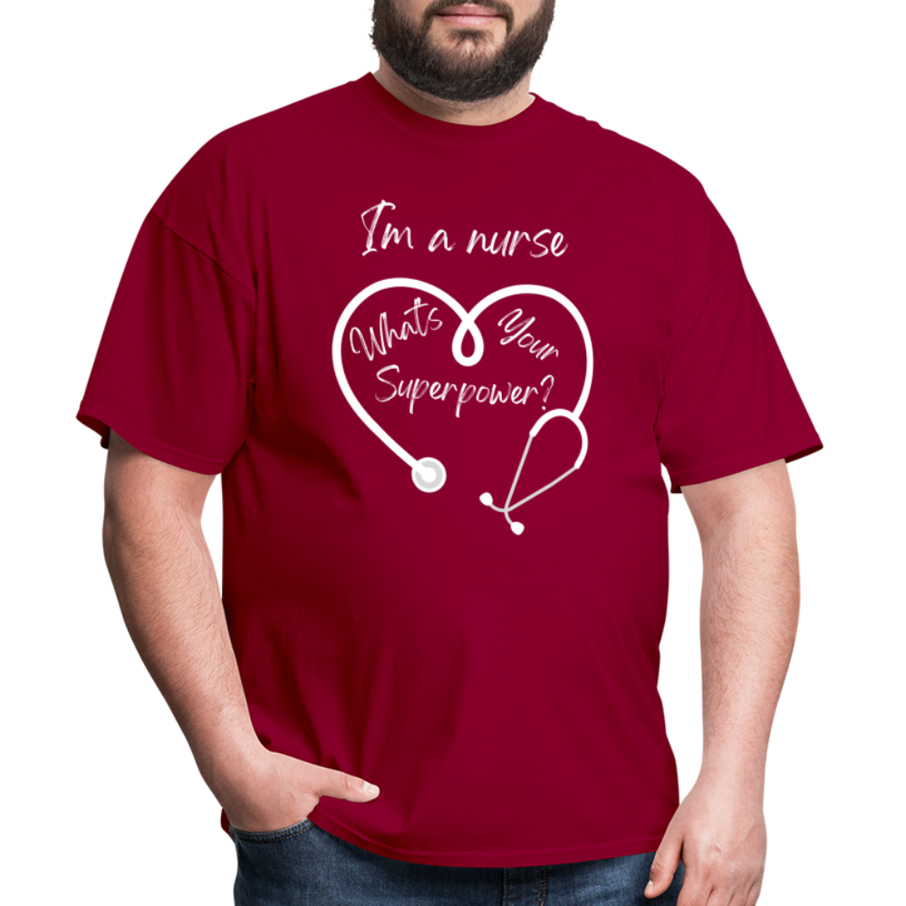 I'm a Nurse Unisex Classic T-Shirt - dark red