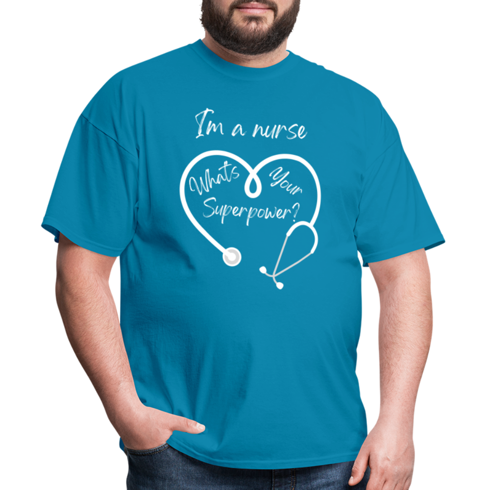 I'm a Nurse Unisex Classic T-Shirt - turquoise