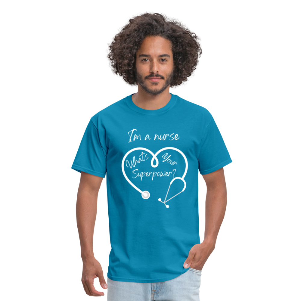 I'm a Nurse Unisex Classic T-Shirt - turquoise