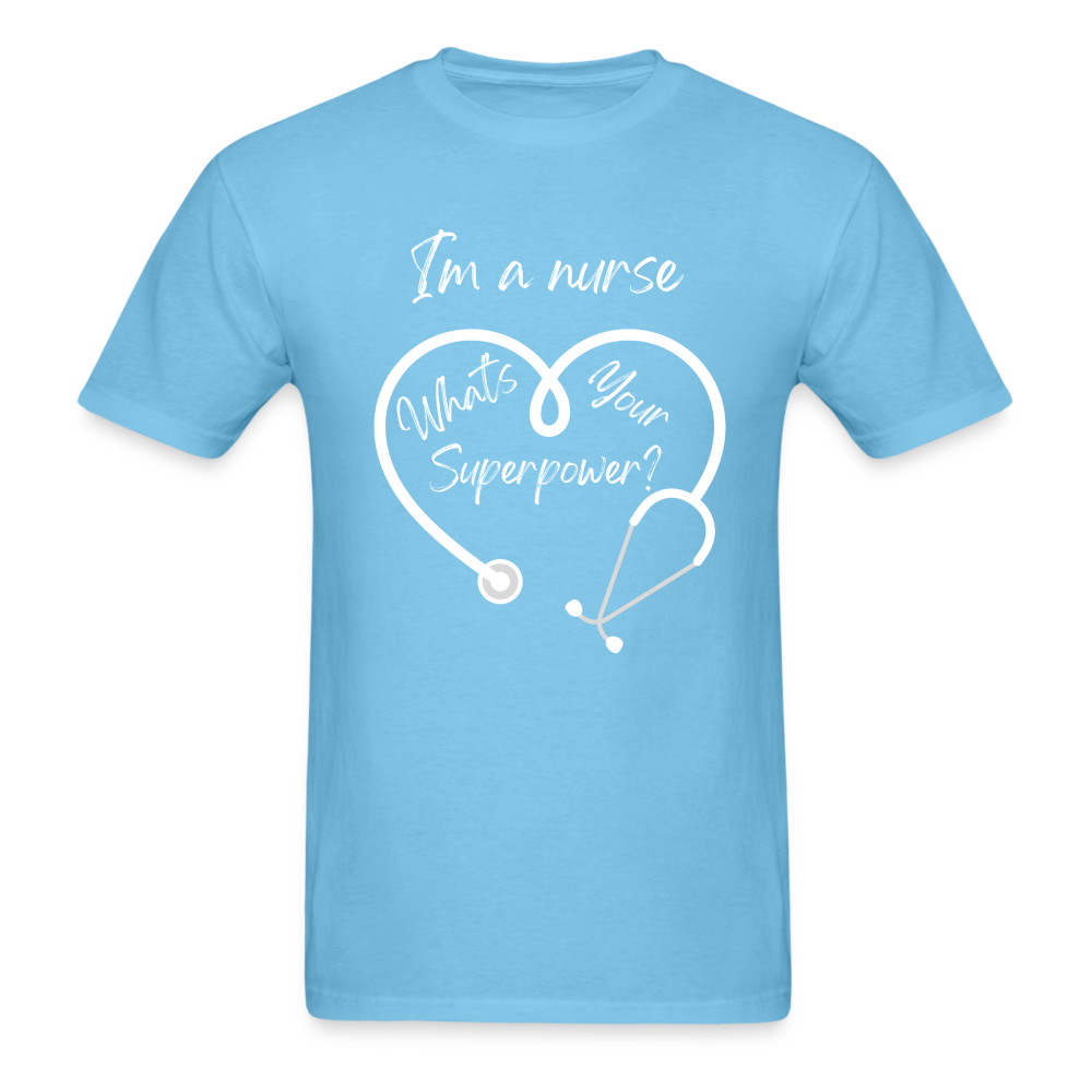I'm a Nurse Unisex Classic T-Shirt - aquatic blue