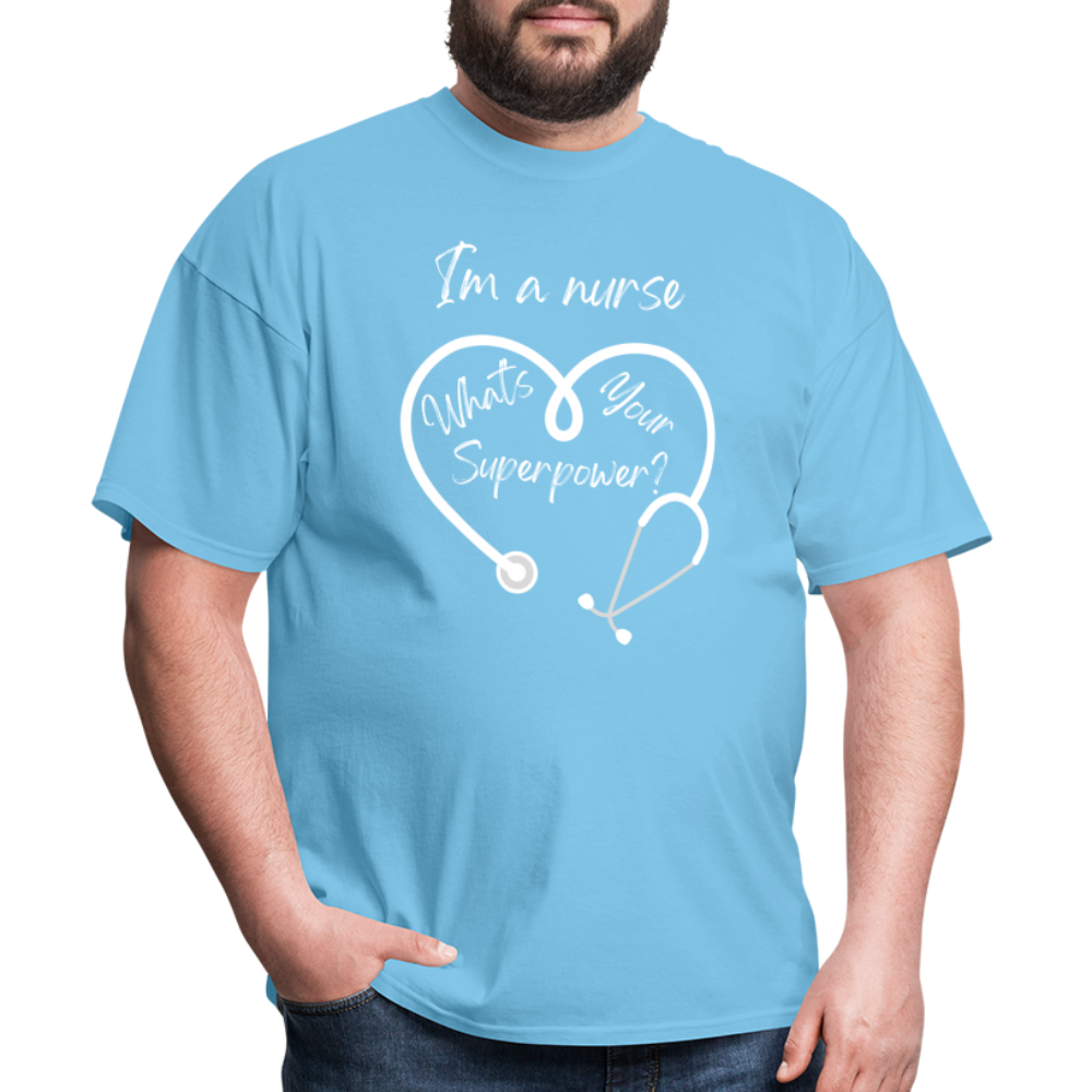 I'm a Nurse Unisex Classic T-Shirt - aquatic blue