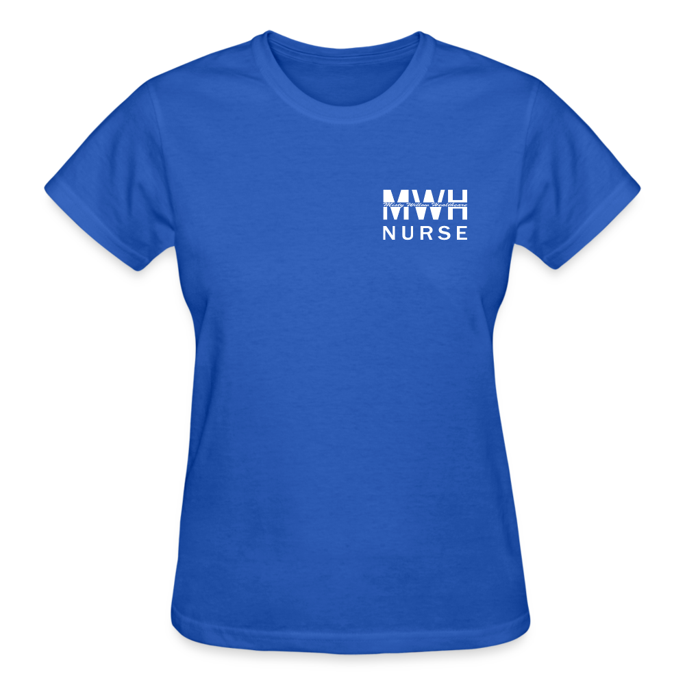 I'm Part of the Nursing Team - Gildan Ultra Cotton Ladies T-Shirt - royal blue