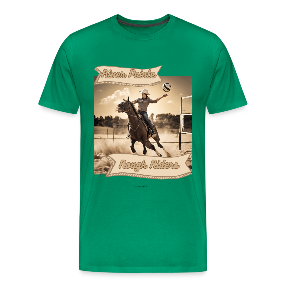 River Pointe Rough Riders Men's Premium T-Shirt - kelly green