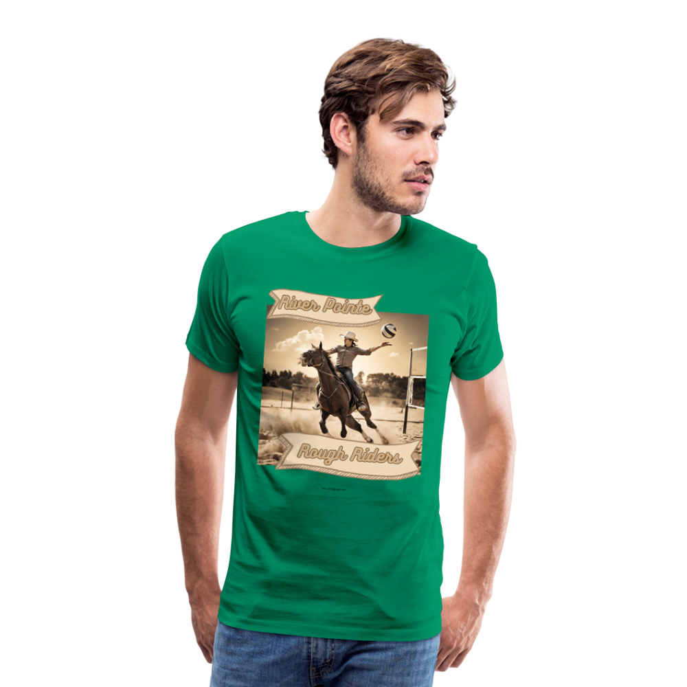 River Pointe Rough Riders Men's Premium T-Shirt - kelly green